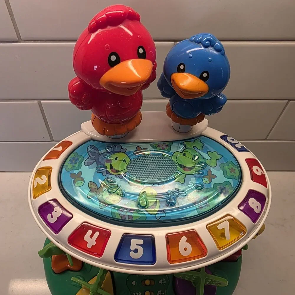 Fisher Price Bird Bath Toy Laugh And Learn - Complete & Working!